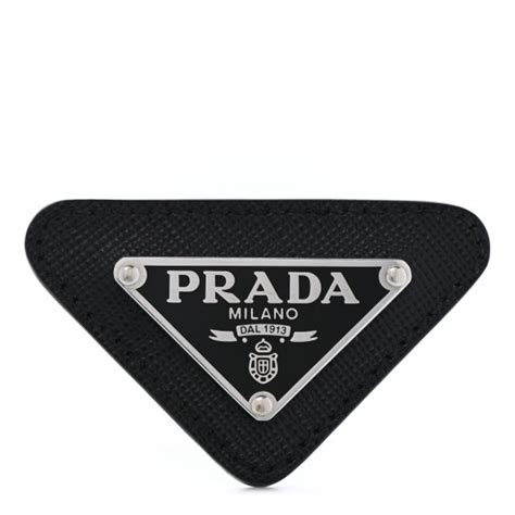 prada pin black|Prada pin for sale.